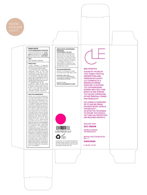 CLE CCC Warm Medium Light packaging