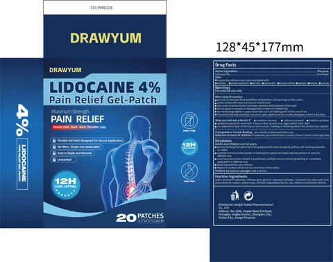 DRAWYUM Pain Relief Gel-Patch 포장