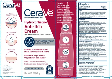 CeraVe Developed with Dermatologists Anti Itch 포장