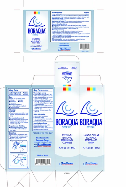 Boraqua Eye Wash 포장