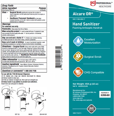Alcare OR Foaming Antiseptic Handrub 포장