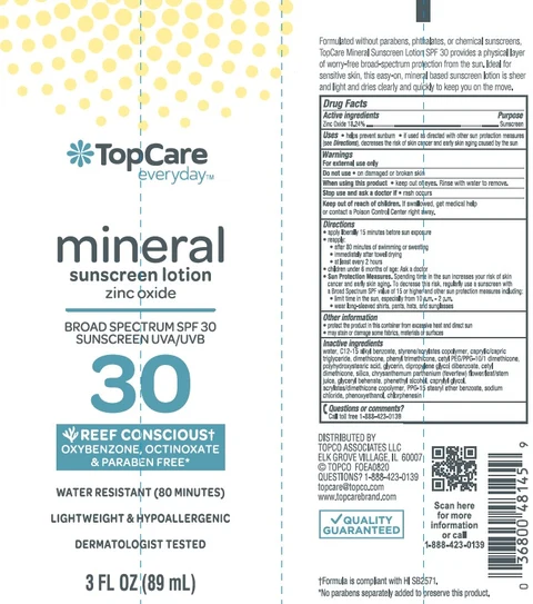 TopCare Everyday Mineral Sunscreen Zinc Oxide SPF 30 packaging