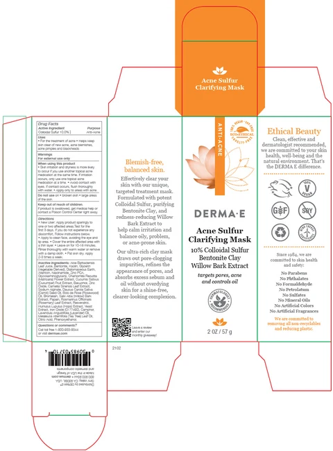 Derma E Acne Clarifying Mask 포장