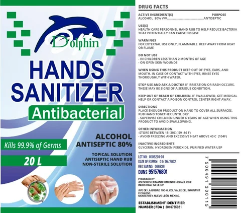 Hand Sanitizer packaging