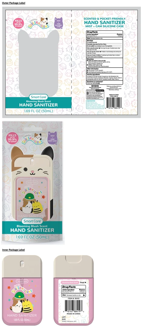 Smart Care SQUISHMALLOWS Blooming Blush Scent HAND SANITIZER 포장
