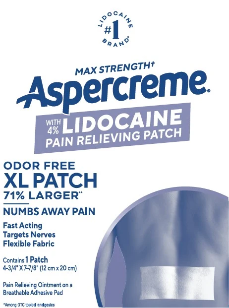 AspercremeLidocaine XL 포장
