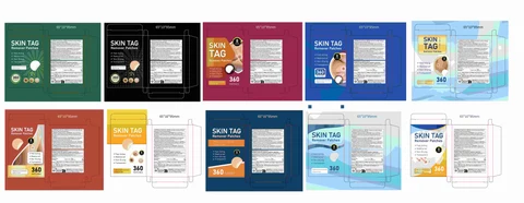 Skin Tag Remover Patches packaging