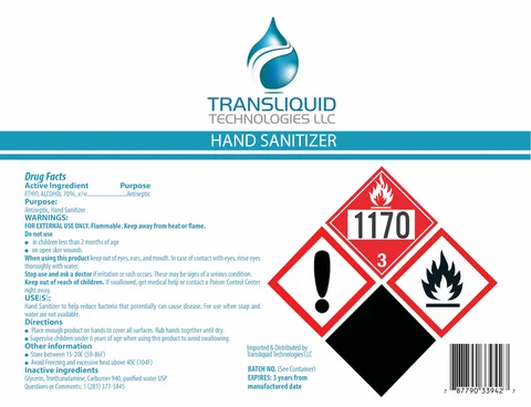 Hand SanitizerICB packaging