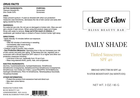 Daily Shade Matte Tinted 포장