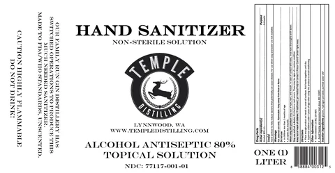 Hand Sanitizer packaging