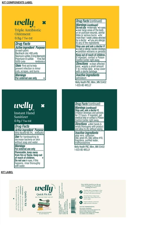 Welly Quick Fix Kit packaging