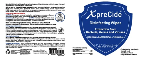 WET WIPES packaging