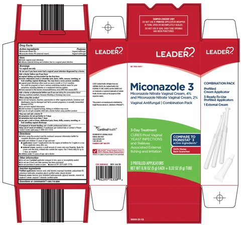 Leader Miconazole 3 packaging