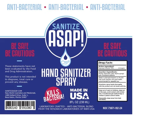 SANITIZE ASAP HAND SANITIZER 포장