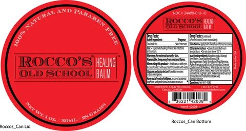 Roccos Old SchoolHealing Balm packaging