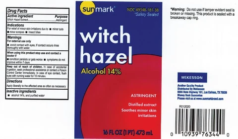 Sunmark Witch Hazel 포장
