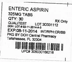 Aspirin 포장