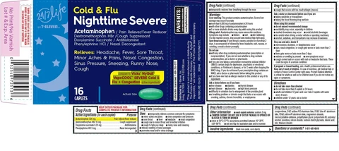 Cold and Flu Nighttime Severe, 24-7 Life 포장
