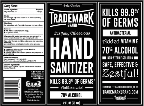 Trademark Hand Sanitizer 포장