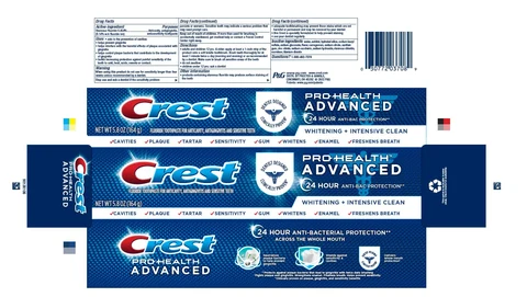 CrestPro Health Advanced Whitening Intensive Cleaning 포장
