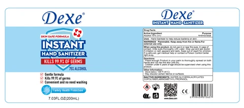 200 ml label