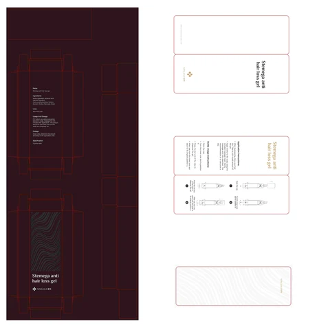 Stemega anti hair loss gel packaging