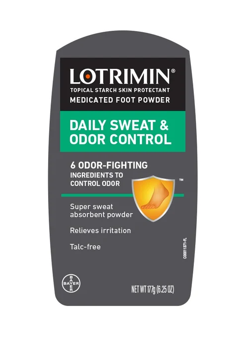 Lotrimin Daily Sweat and Odor Control packaging