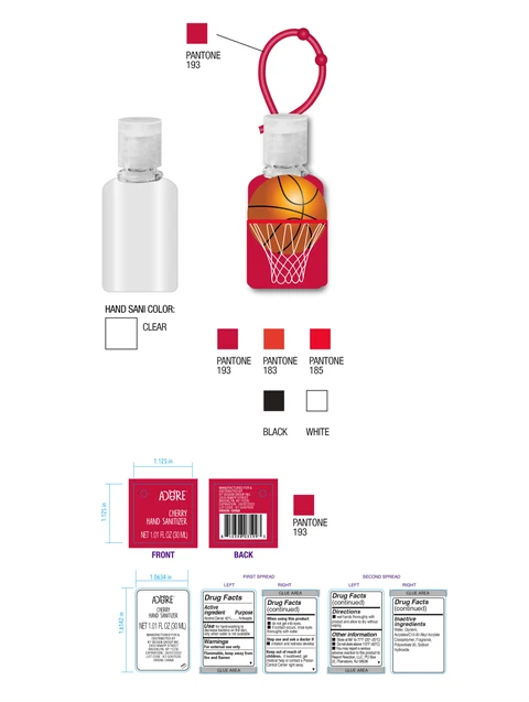 ACORE Cherry Hand SanitizerBoys 포장