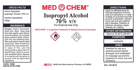 Isopropyl Alcohol packaging