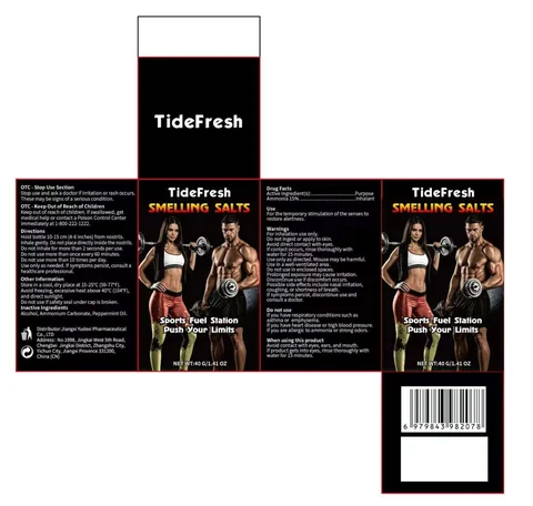 TideFresh SMELLING SALTS packaging