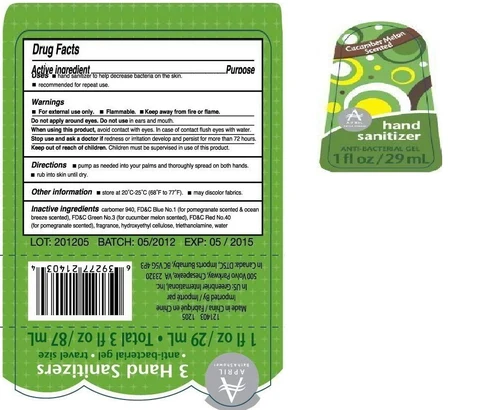 Cucumber Melon Scented Hand Sanitizer 포장
