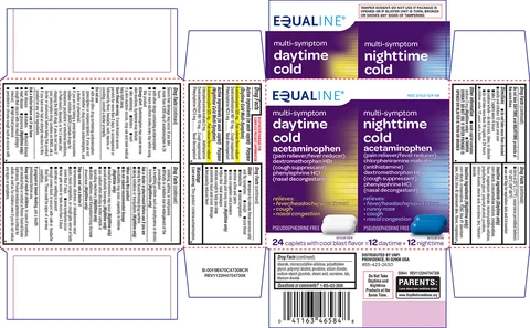 Daytime Cold, Nighttime Coldmulti-symptom 포장