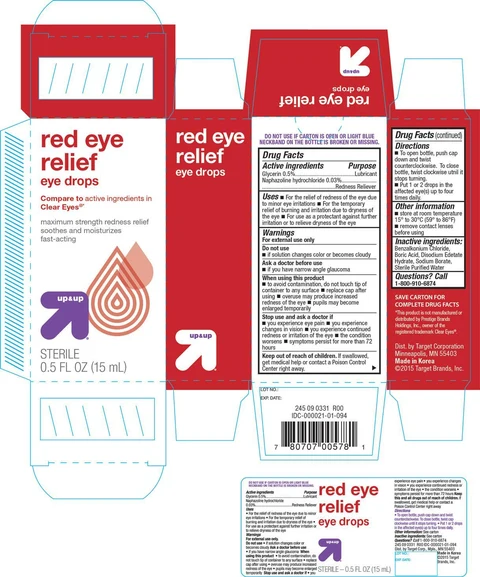 Red Eye Relief 포장