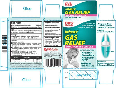 Infants Relief Non-Staining Formula packaging
