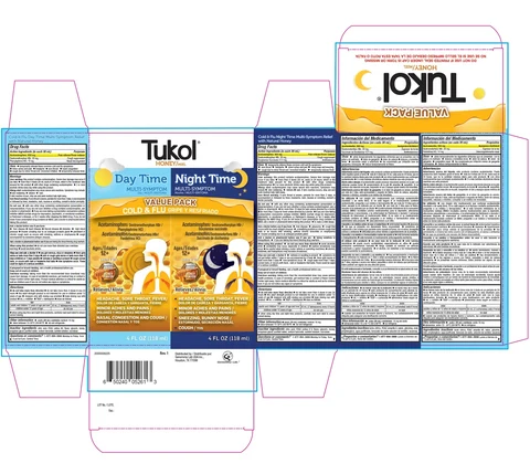 Tukol Honey Daytime and Nighttime Value Pack 포장