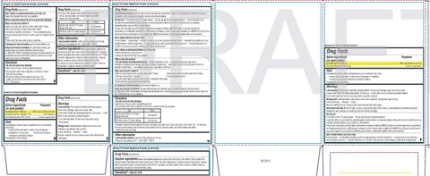 Acetaminophen, Dextromethorphan HBr, Chlorpheniramine Maleate 포장