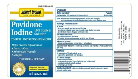 Select Brand Povidone Iodine 포장