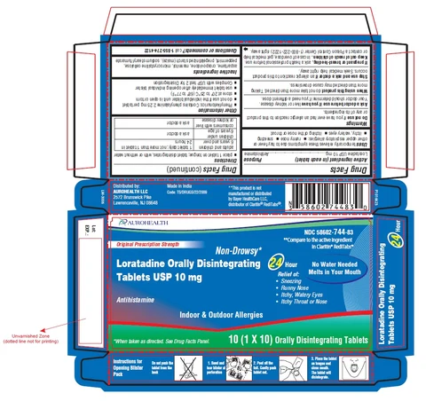 Loratadine ODT packaging