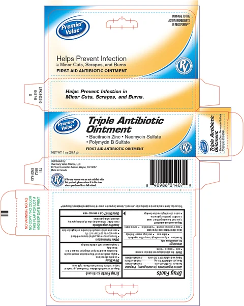 Triple Antibiotic packaging