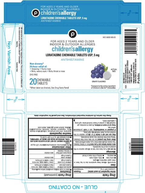 DYE-FREE CHILDRENS LORATADINE 포장
