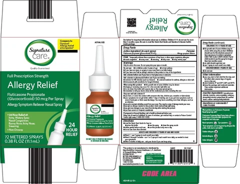 Signature Care Allergy Relief 포장