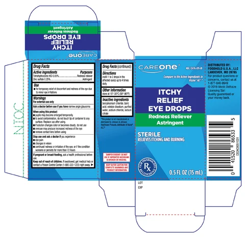 CareOne Itchy Relief Eye Drops 15mL 포장