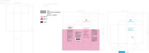 DERLADIE LABORATOIRE PORE TIGHTENING AMPOULE 포장
