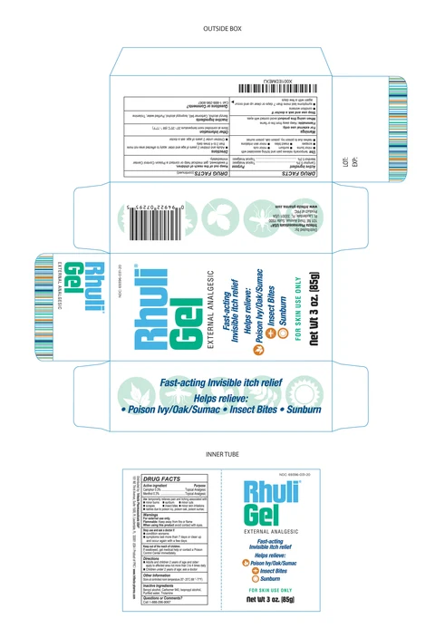 Rhuli Gel packaging