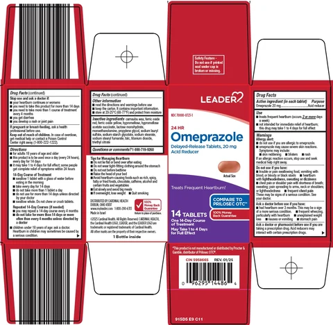 leader omeprazole 포장