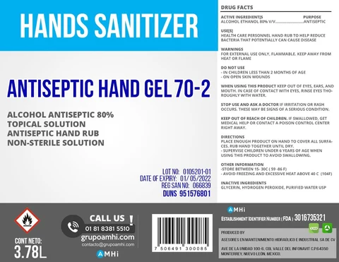 Hand Sanitizer 포장