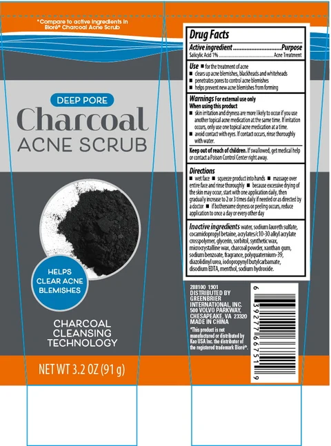 Charcoal Acne ScrubHelp clear acne blemishes 포장