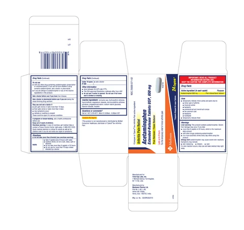 Acetaminophen Extended-Release Tablets, 650 mg 포장