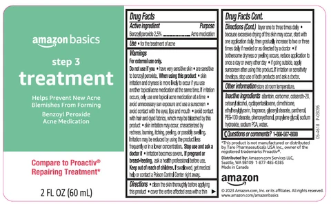 amazon basics step 3 treatmentAcne medication packaging