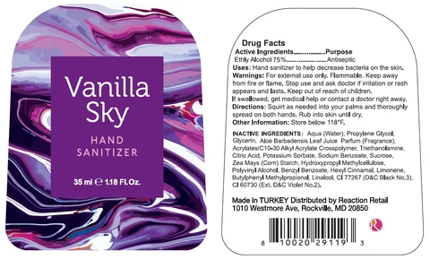 Vanilla Sky Hand Sanitizer 포장